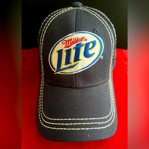 Miller Lite Beer NASCAR Team Penske Racing Blue Cap Brad Keselowski #2 Retro